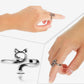 Anillo de crochet ajustable para tejer