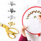 Anillo de crochet ajustable para tejer
