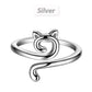 Anillo de crochet ajustable para tejer