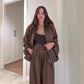 💖 Conjunto de Chaqueta con Cremallera y Pantalones de Pierna Ancha ✈️ Envío Gratuito
