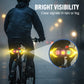 Kit Inalámbrico de Luces Traseras con Señales de Giro para Bicicleta