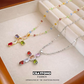 💜Súper rebaja – 50% de descuento 💜Collares con colgante de cruz de pedrería de colores