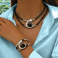 Conjunto de collar y pulsera vintage boho
