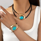 Conjunto de collar y pulsera vintage boho