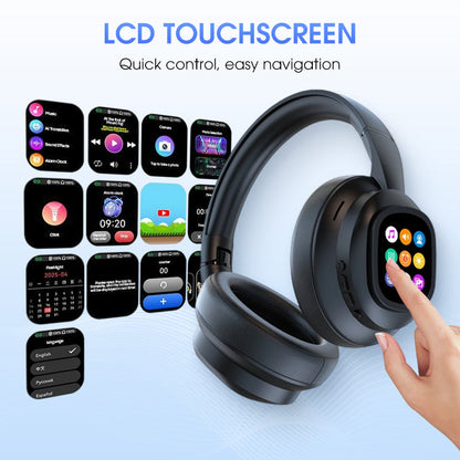 Auriculares Bluetooth con IA y pantalla LCD