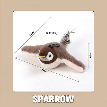 🐱 ¡50% DESCUENTO EN OFERTA NAVIDAD! ✨ Juguetes Táctiles Recargables para Gatos - Sonidos Realistas y Luces Intermitentes con Sensor Automático 🎁🔊