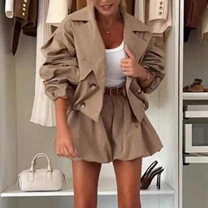 Conjunto de 2 piezas casual y elegante para mujer — Estilo chic sin esfuerzo para días cotidianos y citas, ¡solo ponte y listo! ✨