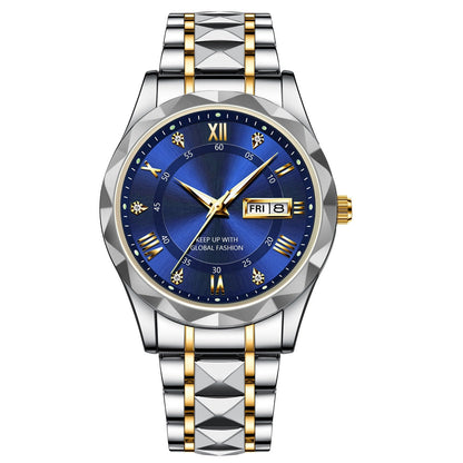 Marca de la marca impermeable de lujo Wall Wall Wall Wristwatch con luminoso