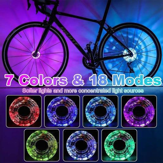 ✨ Luz LED para Buje de Rueda de Bicicleta - Noches Brillantes