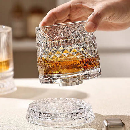 Título del Producto: Vaso Giratorio 360° para Whisky - Compra 2 Envío Gratis
