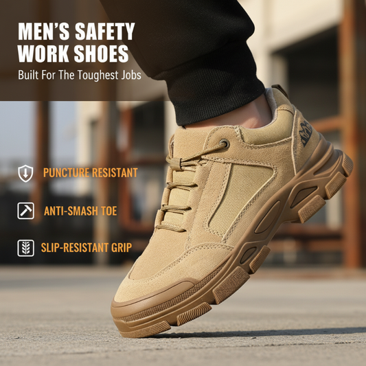✨ Zapatos de Seguridad Laboral Antiperforación para Hombres