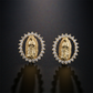 Pendientes Brillantes de la Virgen María – Fe y Moda en un Solo Accesorio! ✨🙏