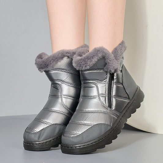 Botines de Nieve Anchos Impermeables y Cálidos para Mujer