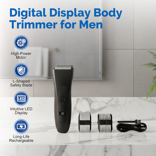 Recortadora corporal digital para hombres