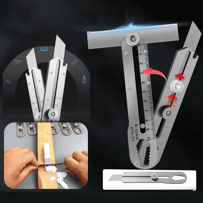 Navaja multiusos con hoja retráctil desprendibl