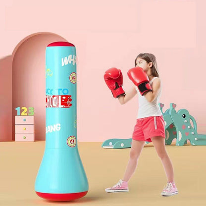 🔥 ¡50% DE DESCUENTO! 🥊🎈 Saco de Boxeo Inflable para Niños – Diversión y ejercicio en casa 🏠💥