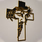 EN OFERTA🔥Letrero metálico con la cruz de Jesús Decoración de pared con Cristo