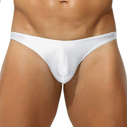 Ropa interior sexy, suave y transpirable para hombres, con bolsillo