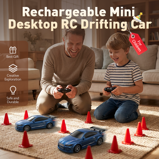 ✨🔥 Coche RC de Deriva de Escritorio Mini Recargable 🏎️