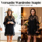 🔥 50% DE DESCUENTO en productos seleccionados🎉Elegante Vestido de Encaje con Escote