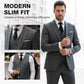 Conjunto de traje de tres piezas para hombre de corte ajustado