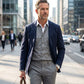 Conjunto de Dos Piezas para Hombre – Traje de Color Sólido para Caminar