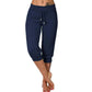 Pantalones deportivos cortos con cintura con cordón para estar en casa