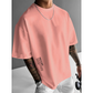 ✨ Camisa de manga corta de corte ancho para hombre – mezcla de algodón premium, estampado gráfico urbano y estilo🏙️ oversize casual