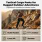 Pantalones tácticos cargo de algodón para hombre
