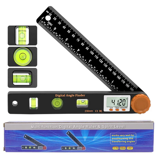 Escuadra digital 4 en 1 con nivel