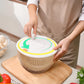 Centrifugador de Ensalada y Rebanador 9 en 1 de Gran Capacidad