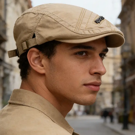 Gorra Plana Clásica Transpirable para Todas las Temporadas