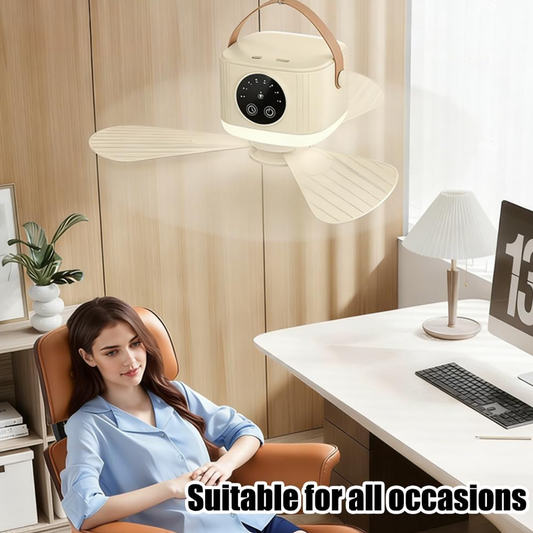 Ventilador de Techo Portátil con Control Remoto
