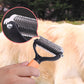 📢📢 ¡50% DE DESCUENTO! ⏰ Cepillo de aseo para mascotas de doble cara para eliminar el pelo muerto