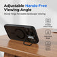 Funda Magnética Transparente con Soporte Protector de Cámara