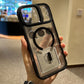 Funda Magnética Transparente con Soporte Protector de Cámara