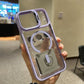 Funda Magnética Transparente con Soporte Protector de Cámara