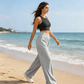 ❣️Pantalones de Chándal de Pierna Ancha y Cintura Alta para Mujer