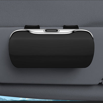 🕶️ Caja de almacenamiento de gafas para visera de coche | Ajuste universal, protege tus gafas de sol – Pago contra entrega ✅