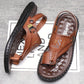 👣 ¡OFERTA POR TIEMPO LIMITADO 50% DE DESCUENTO! 💎 Sandalias de Cuero para Hombre en Tallas Grandes – Soporte de Arco, Antideslizantes, Transpirables y Cómodas para Exteriores ✨