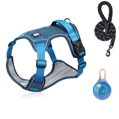 🐶 LED No-Pull Dog Harness Kit with Leash – Safer, More Comfortable Walks Day & Night