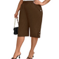 👖Pantalones capri de cintura elástica, casuales y cómodos para mujer, recién llegados❣️