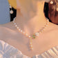 🥳2026 VENTA CALIENTE🥳 Collar de Rosas y Perlas & Aretes de Perlas & Perfecto para Fotos📿