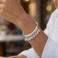 🏆¡ÚBTIMO DÍA DE OFERTA 50% DESCUENTO!🔥 Pulsera Ajustable con Cascabeles y Dijes en Plata