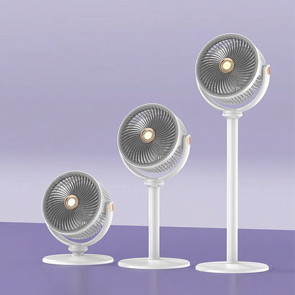 🌬️ ¡50% DE DESCUENTO POR TIEMPO LIMITADO! ✨ Ventilador Retráctil Inalámbrico – Mando a Distancia, Altura Regulable, Ultra Silencioso 🔄