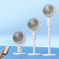 🌬️ ¡50% DE DESCUENTO POR TIEMPO LIMITADO! ✨ Ventilador Retráctil Inalámbrico – Mando a Distancia, Altura Regulable, Ultra Silencioso 🔄