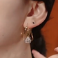💎 ¡50% DE DESCUENTO POR TIEMPO LIMITADO! ✨ Pendientes de Aro Doble con Bola de Circonia – Brillantes, Ligeros, Cierre Seguro ✨
