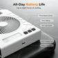 Ventilador Exterior de Doble Potencia con Panel Solar y Luz