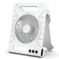 Ventilador Exterior de Doble Potencia con Panel Solar y Luz