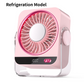 Ventilador Portátil de Escritorio y Pared con Pantalla LED